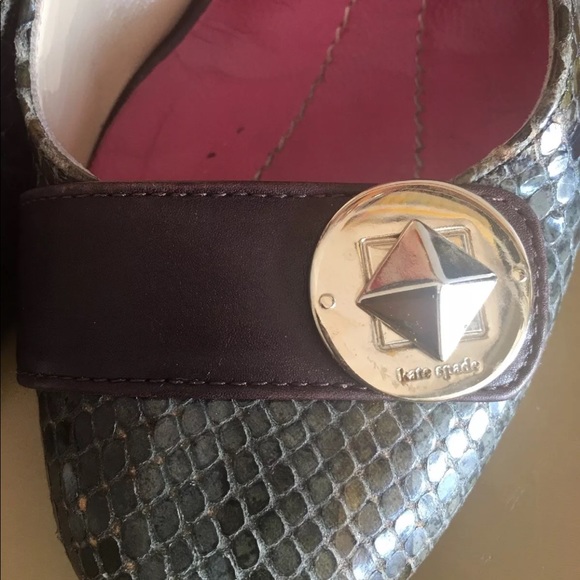 Kate Spade Snakeskin Heels - Picture 3 of 7